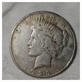1923D Peace Dollar