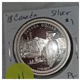 2018 Canada Silver $1 UNC