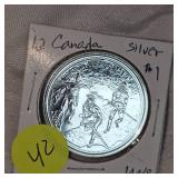 2012 Canada Silver $1 UNC