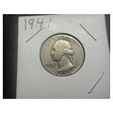 1941 Silver Washington Quarter