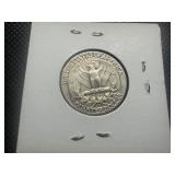 1957 D Silver Washington Quarter