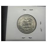 1962 D Silver Washington Quarter