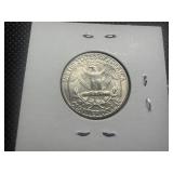 1962 D Silver Washington Quarter