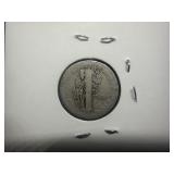 1917 Silver Mercury Dime