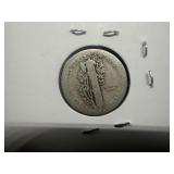 1917 Silver Mercury Dime