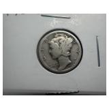 1936 Silver Mercury Dime