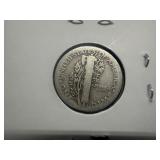 1936 Silver Mercury Dime