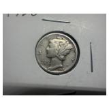 1938 Silver Mercury Dime
