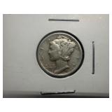 1939 D Silver Mercury Dime