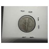 1939 D Silver Mercury Dime