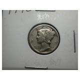 1940 Silver Mercury Dime