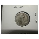 1940 Silver Mercury Dime