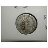 1940 Silver Mercury Dime
