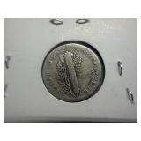 1940 D Silver Mercury Dime