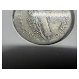 1940 D Silver Mercury Dime