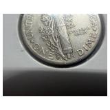 1941 D Silver Mercury Dime