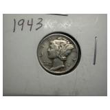 1943 Silver Mercury Dime
