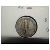 1943 D Silver Mercury Dime