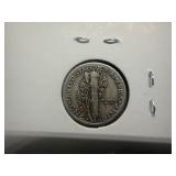 1943 S Silver Mercury Dime
