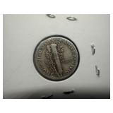 1944 D Silver Mercury Dime
