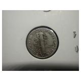 1945 Silver Mercury Dime