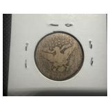 1914 D Barber Silver Quarter