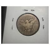 1914 D Barber Silver Quarter