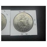 Two 1971 S Ike Silver Dollars Marked BU When Purchased