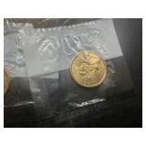 2002 P Sacagawea Dollar, Two 2003 P Sacagawea Dollars, 2003 D Sacagawea Dollar, 2004 D Sacagawea Dollar (5 Coins)