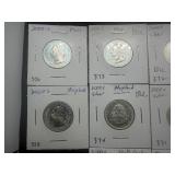 Ten State Quarters Various Dates and Mints some marked BU when purchased