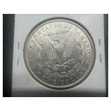 1886 Morgan Silver Dollar Marked AU When Purchased