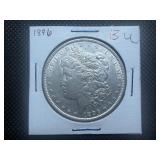 1896 Morgan Silver Dollar Marked BU When Purchased