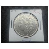 1896 Morgan Silver Dollar Marked BU When Purchased