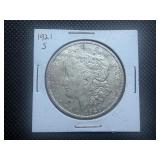 1921 S Morgan Silver Dollar
