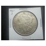 1921 S Morgan Silver Dollar