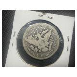 1901 P Barber Silver Half Dollar