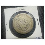 1908 D Barber Silver Half Dollar