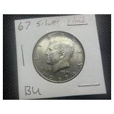 1967 Kennedy Silver Half Dollar Marked BU When Purchased