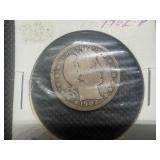 1902 P Silver Barber Quarter