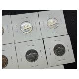 Eleven Jefferson Nickels - Most Marked Proof When Purchased