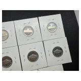 Eleven Jefferson Nickels - Some Marked Proof When Purchased