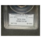 2001 D NY25C PSGS MS 66