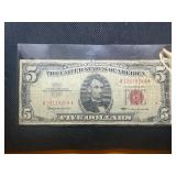 1963 Series Red Seal $5