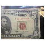 1963 Series Red Seal $5