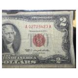 1963 Series Red Seal $2 Bill