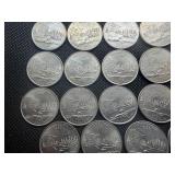 Twenty-Four Minnesota State Quarters