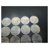 Twenty-Four Minnesota State Quarters