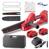 Wugeku 8" Brushless Cordless Mini Chainsaw