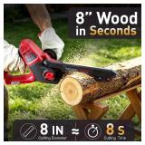 Wugeku 8" Brushless Cordless Mini Chainsaw