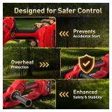 Wugeku 8" Brushless Cordless Mini Chainsaw
